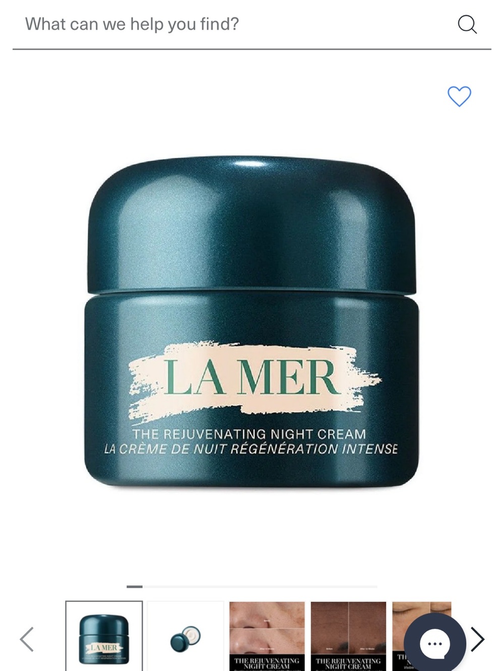 La Mer Rejuvenating Night Cream 1OZ NWT